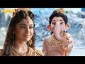 गज मुख के साथ माता पार्वती ने किया स्व�