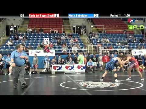 Junior WM 130 - Nonie Lei Reyes Small (California) vs. Kiera Gabaldon (Oregon)