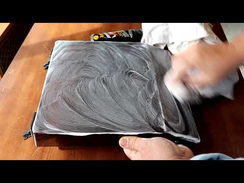 How to restore a Turntable Dust Cover, Bring back the shine. HACK