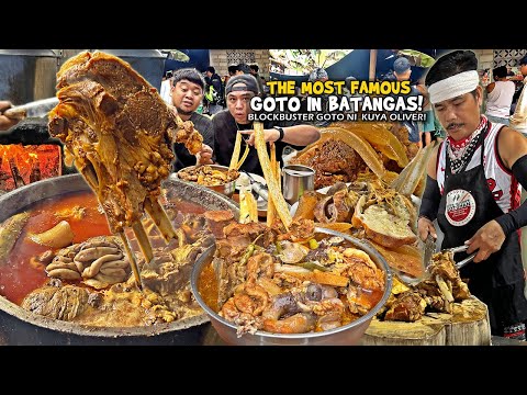 MOST FAMOUS "GOTOHAN in BATANGAS" ni KUYA OLIVER! Goto Bulalo at Laman Loob sa SAN JUAN!