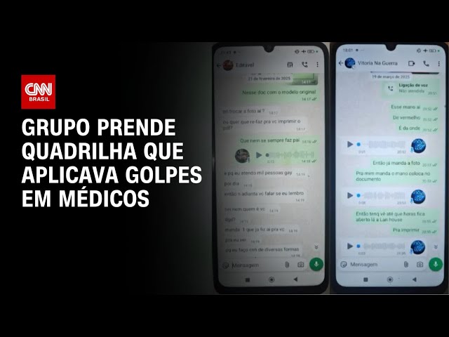 Polícia prende quadrilha que aplicava golpes digitais contra médicos | CNN NOVO DIA