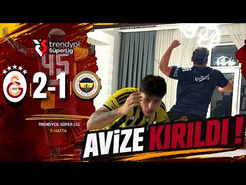 FANATİK 2 KARDEŞ FENERBAHÇE GALATASARAY DERBİSİNİ İZLERSE - GALATASARAY 2-1 FENERBAHÇE