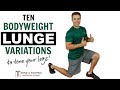 10 Lunge Variations To Tone and Sculpt Your Legs
