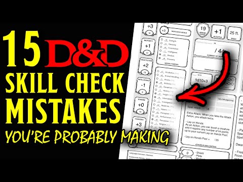 15 Common D&D Skill Check Mistakes and How to Avoid Them