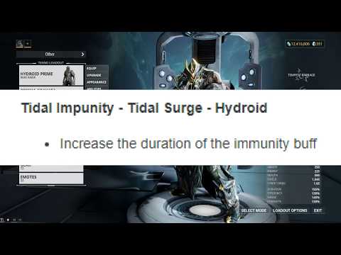 Tidal StillBadity (Hydroid Augment 'Buff')