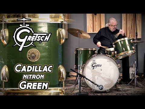 INCREDIBLE 50s Gretsch Drum Kit - Cadillac Green (Nitron)