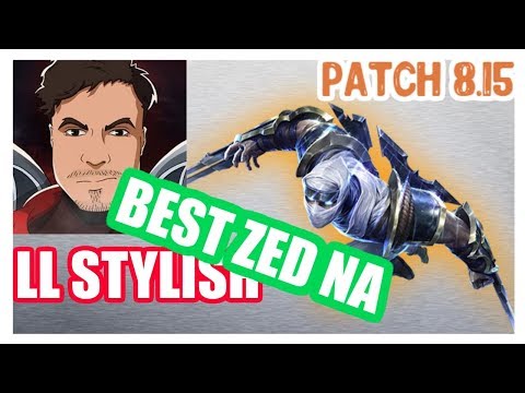 LLStylish | Best ZED vs NAUTILUS | ZED Mid | ZED Challenger Gameplay | Patch 8.15