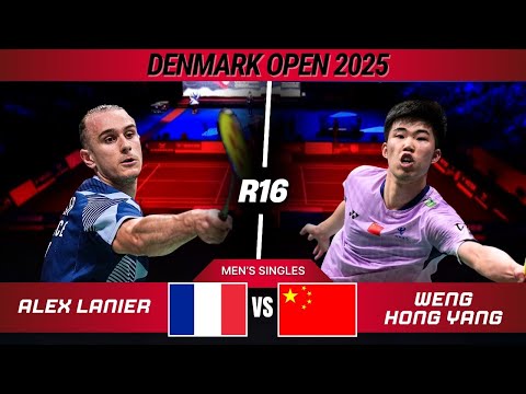 Alex Lanier (FRA) [7] vs Weng Hong Yang (CHN) - R32 | Denmark Open 2025