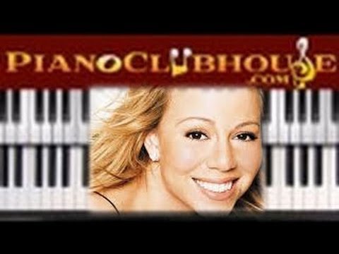 How to play JESUS WHAT A WONDERFUL CHILD - MARIAH CAREY (easy piano tutorial lesson)