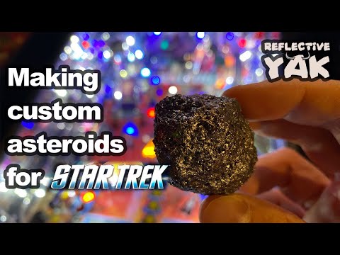 Making custom asteroids for Stern Star Trek Pro pinball