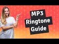 Can I use MP3 as ringtone?