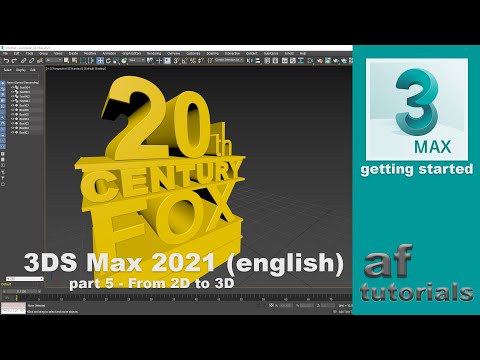 From 2D to 3D - Getting Started in 3DS Max (part 5)