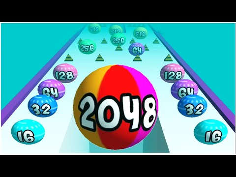 Merge 2048 Run Ball - 2048 merge ball - Gameplay Walkthrough - Max Levels (Lvl 61-80)