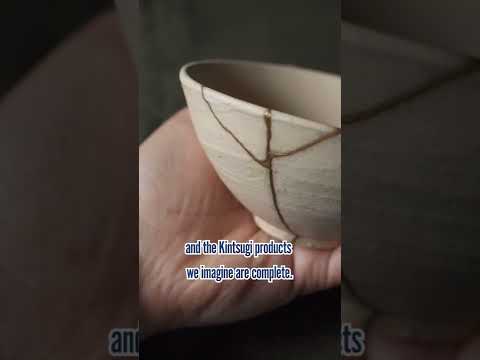 Kintsugi DOESN’T Use Gold to Attach Broken Pieces #Shorts