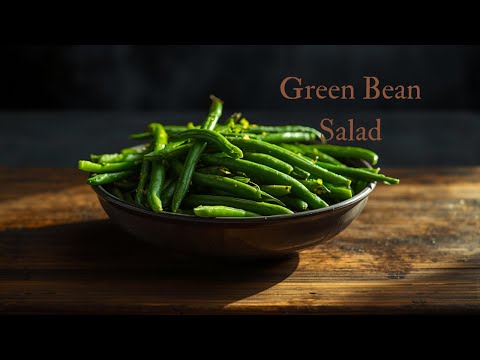 Healthy and Delicious Green Bean and Shallot Salad with Homemade Dressing