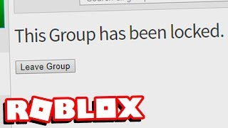 ROBLOX DELETED AND BANNED MY GROUP