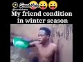 Morning Bath In Winter