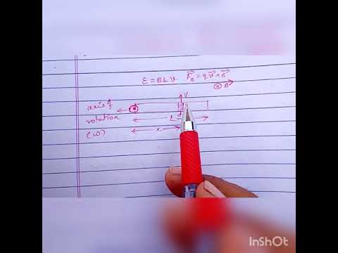 Induced Emf in a rotating rod