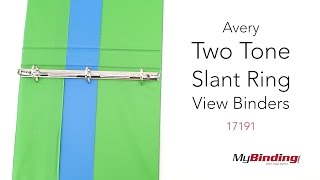 Avery Two Tone Slant Ring View Binders