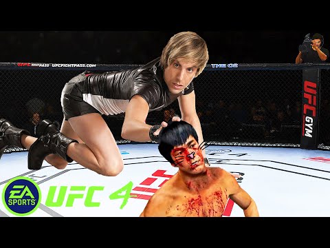 UFC4 Bruce Lee vs Cat Man EA Sports UFC 4 - Epic Fight