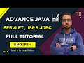 Servlet JSP Full Tutorial In One Video Advance Java Tutorial