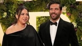 علي وش ولادة🤫ايمي سمير غانم ببطن منفوخ في حفل توزيع جوائز جوي اوورد في الرياض ولسه بتخيي الحمل😂😂