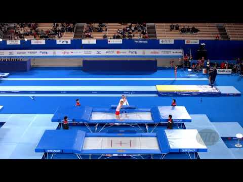 ZAKRZEWSKI Artur (POL) M - 2019 Trampoline Worlds, Tokyo (JPN) - Qualification Trampoline R2