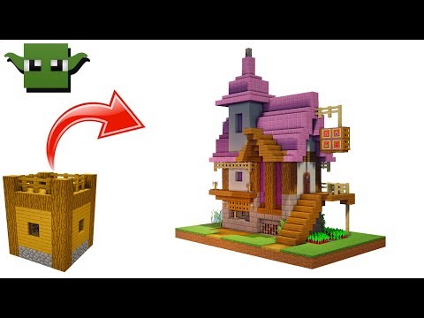 andyisyoda - Minecraft Alchemist's House Tutorial (EASY 5X5 BUILDING SYSTEM)