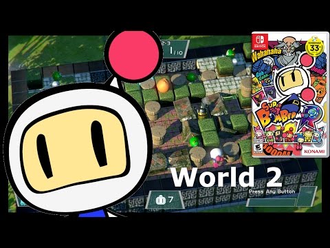 Super Bomberman R - Complete (World 2) - Walkthrough (Veteran Difficulty)