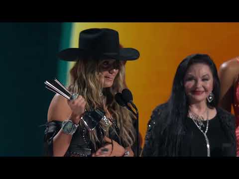 Lainey Wilson Accepts the Award for Female Artist of the Year (Live from the 60th ACM Awards)