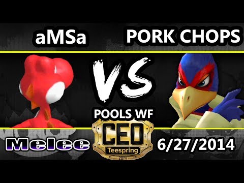 CEO 2014 - Porkchops (Falco) Vs. aMSa (Yoshi) - Pools WF