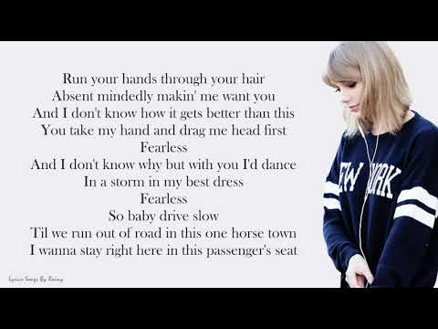 Taylor Swift - Fearless | Lyrics Songs
