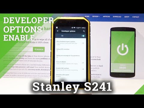 How to Activate Developer Options STANLEY S241 - OEM Unlock & USB Debugging