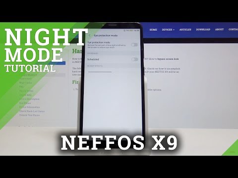 How to Activate Eye Comfort Mode in NEFFOS X9 - Blue Light Filter