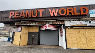 Peanut world Atlantic City CLOSED STRUCTURAL FIRE - Hard Rock Casino Buffet & Tour of Showboat