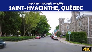 🚘 Saint-Hyacinthe, Québec  🌇🌾4K Drive