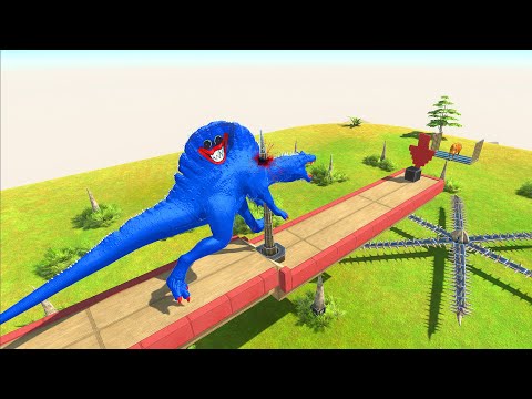 Spike Trap Destroys the Units - Animal Revolt Battle Simulator
