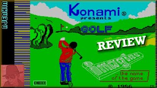 Konami's Golf - on the ZX Spectrum 48K !! with Commentary