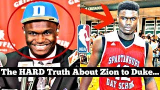 The HARD Truth About Zion Williamson Committing to Duke