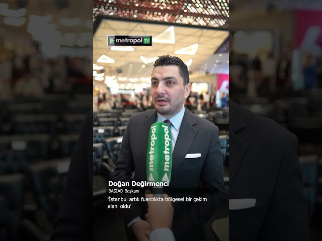 BASİAD Başkanı Doğan Değirmenci, Hometex 2025 Fuarı'na katıldı.