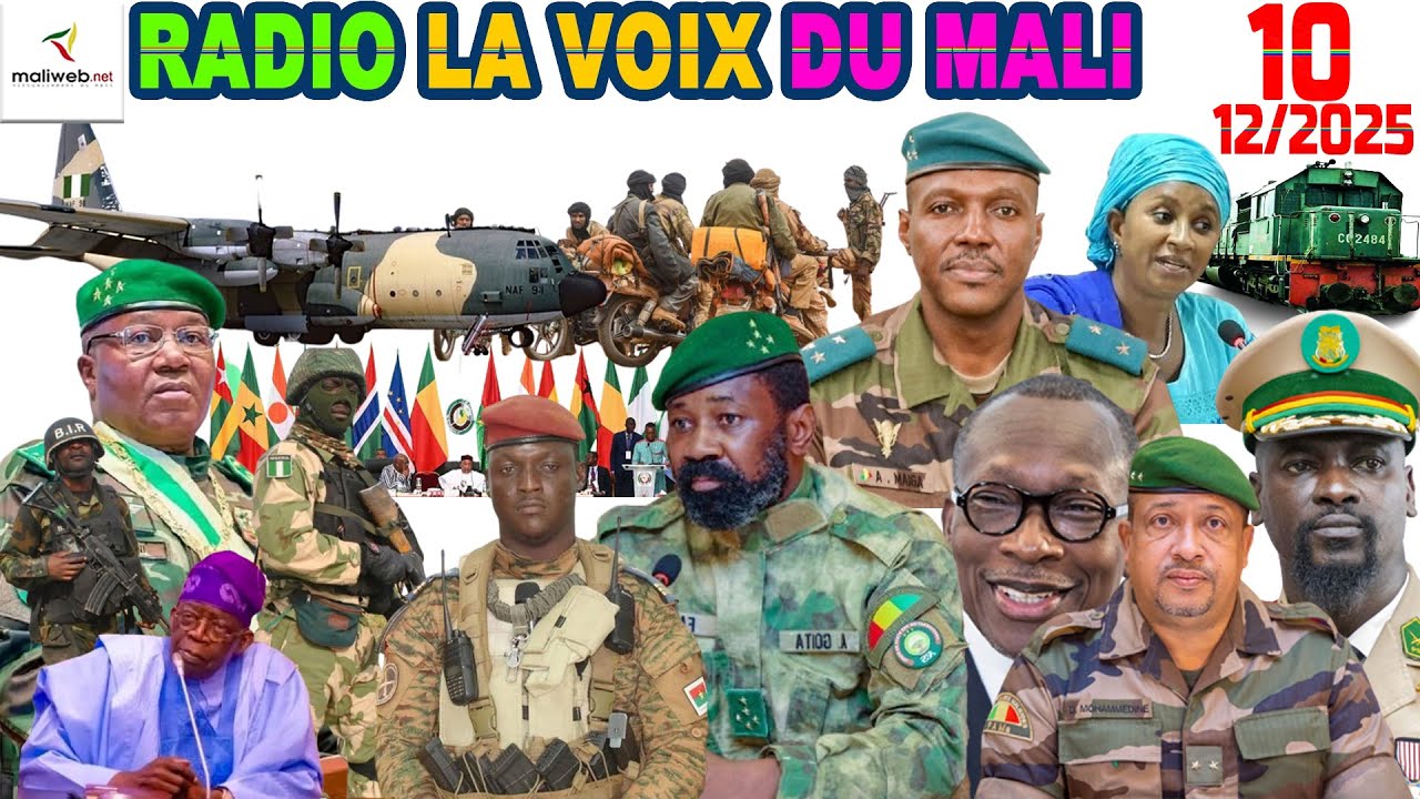 La Revue de Presse de la RADIO LA VOIX DU MALI du 10 décembre 2025
