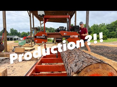 Lt15 Woodmizer PROduction Capabilities!!