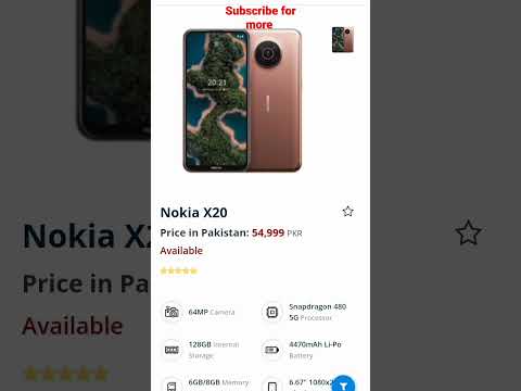 Nokia X20 price and specs Stubborn Gamer