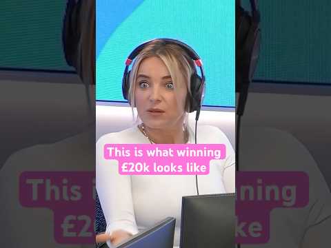 This is what winning 20 THOUSAND POUNDS looks like! #bonggame #capitalbreakfast