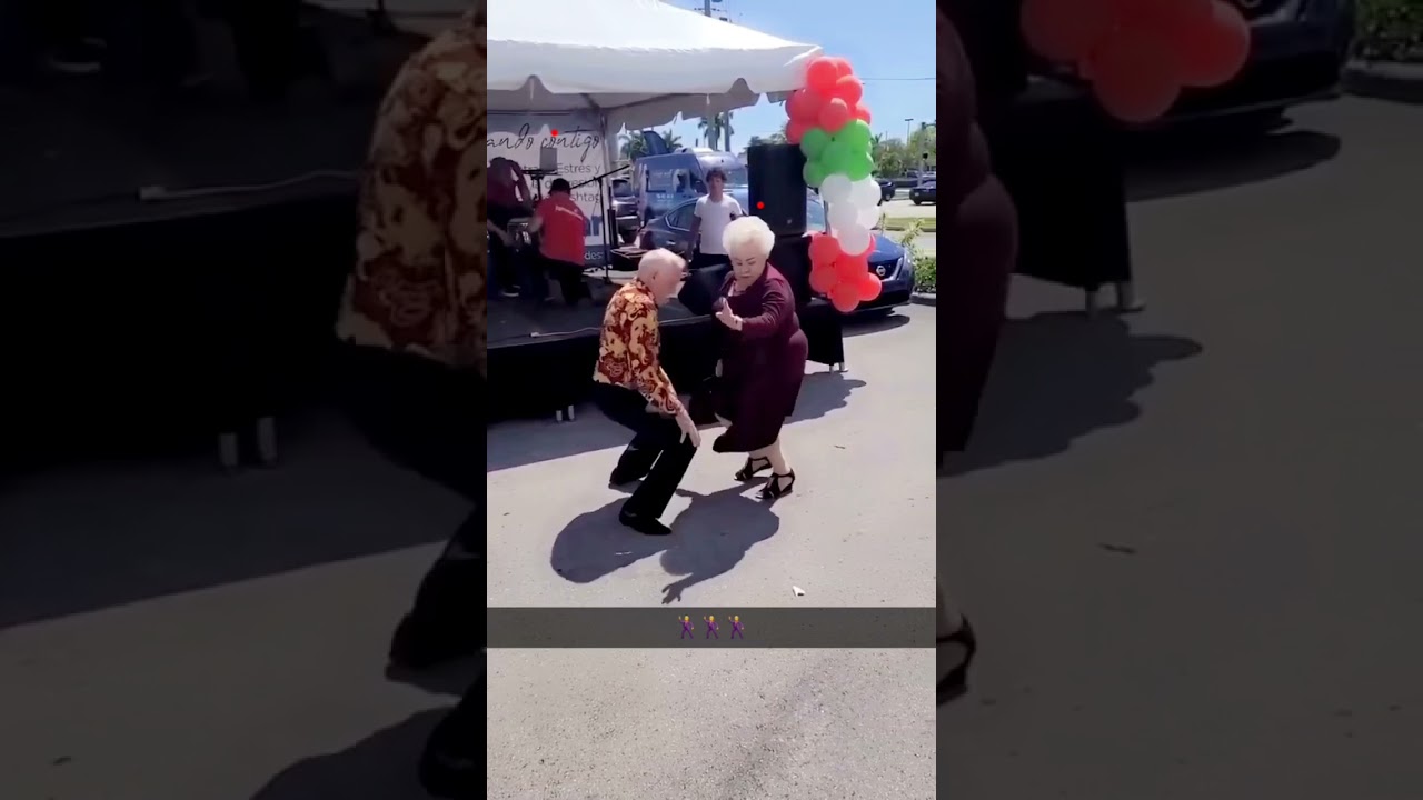 Old couple dancing 😂😂