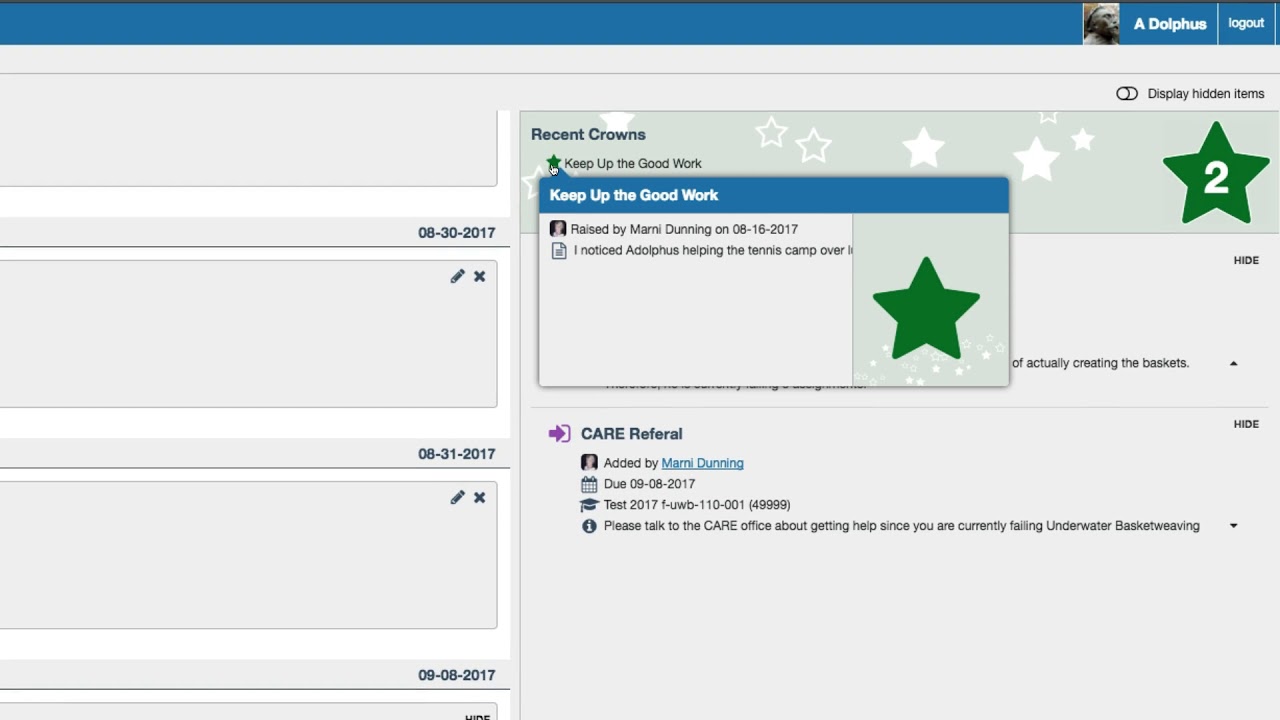 View & Manage Items in Starfish