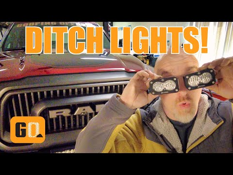 Baja Designs S2 Pro LED Light A-Pillar Install on RAM 2500 Power Wagon