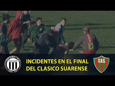 Un bochorno: Piñas, empujones y corridas en el final del clásico