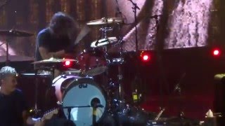 After the main ceremony, the night raged on at a metal bar in Brooklyn, where St. Vincent and members of Nirvana did "Heart Shaped Box," and Joan Jett reprised "Smells Like Teen Spirit."