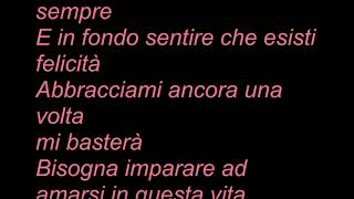 Ornella Vanoni- Imparare ad amarsi (Sanremo 2018) testo